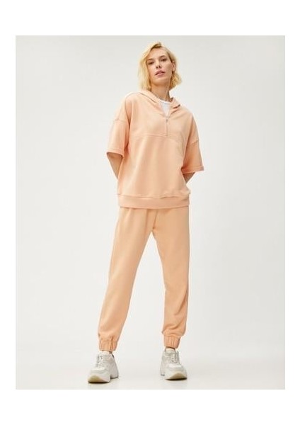 Jogger Eşofman Altı Cepli Beli Bağlamalı