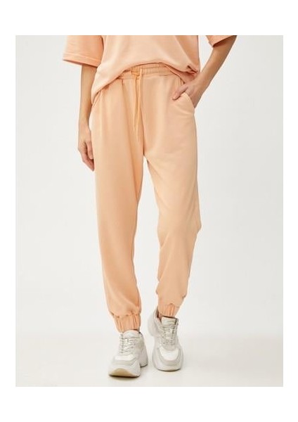 Jogger Eşofman Altı Cepli Beli Bağlamalı