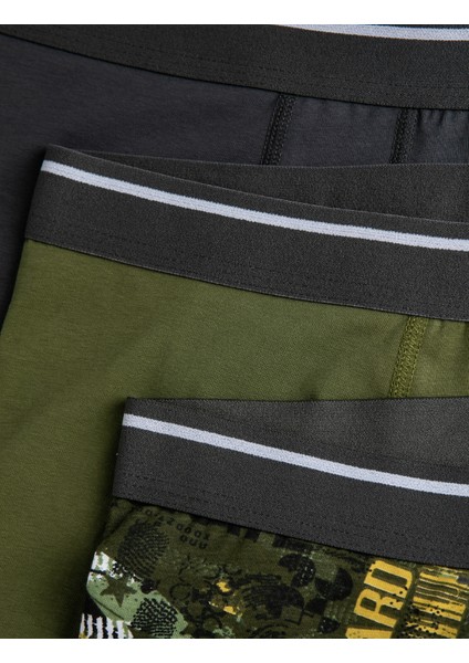 Pamuklu Basic 3'lü Boxer Seti fiyatları