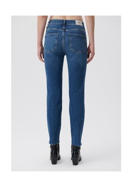 Viola Mavi Premium Vintage Koyu Mavi Jean Pantolon 101048-85290