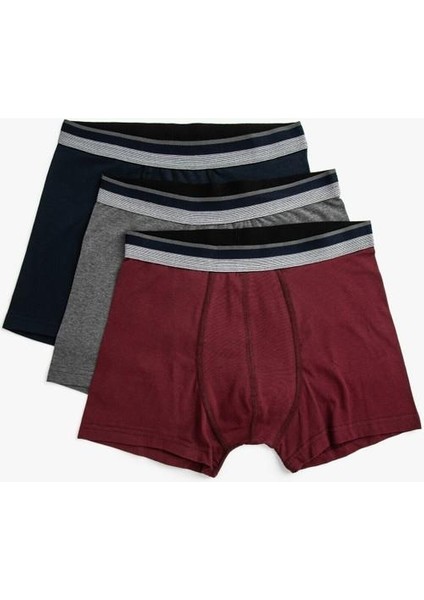 Koton Pamuklu 3'lü Set Basic Boxer fırsatları