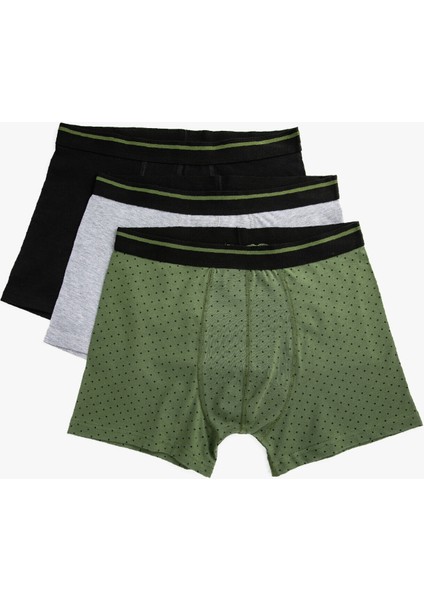 Pamuklu 3'lü Paket Basic Boxer