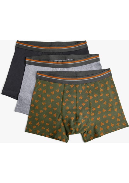 Basic Pamuklu Erkek 3'lü Boxer Seti