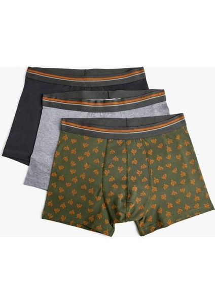 Basic Pamuklu Erkek 3'lü Boxer Seti modelleri