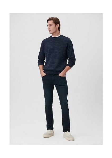 Jake Mavi Black Puslu Gece Mavisi Jean Pantolon 0042227245
