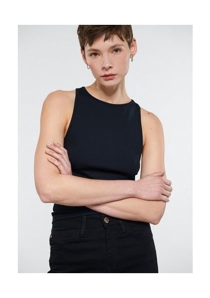 Kadın Siyah Halter Atlet 1611434-900