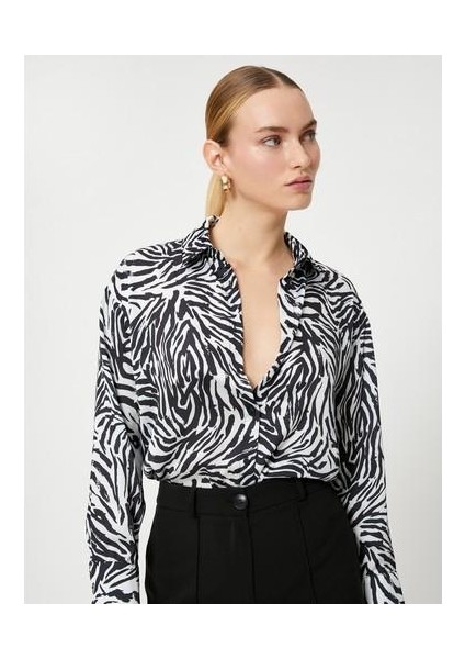 Uzun Kollu Gömlek Düğmeli