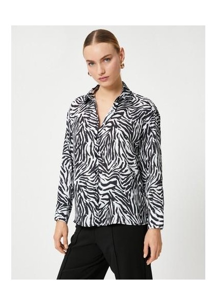 Uzun Kollu Gömlek Düğmeli