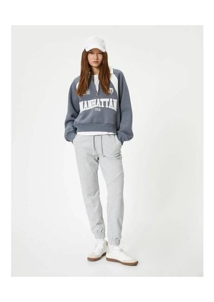 5WAL40007IK Koton Kadın Eşofman Alt Antrasit fırsatları