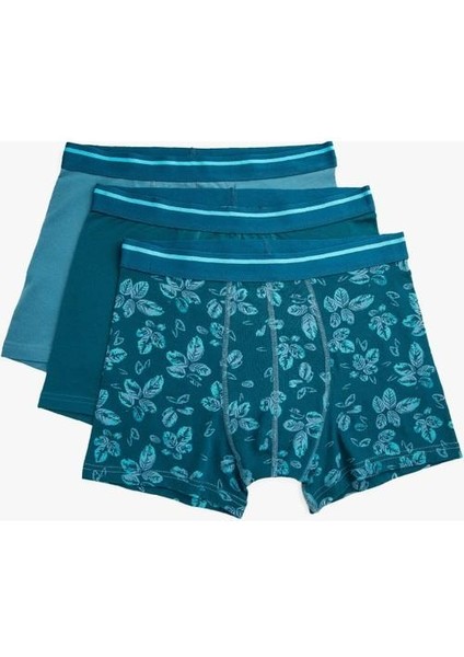 Erkek Pamuklu 3'lü Paket Basic Boxer modelleri