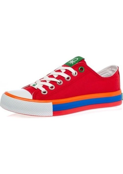 Kırmızı 2 cm Keten Kadın Spor Ayakkabı indirimleri