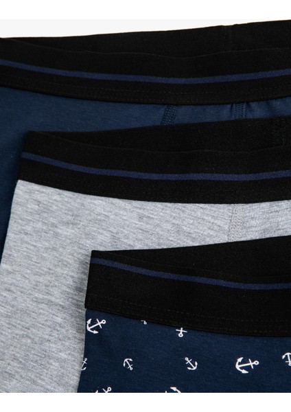 Erkek Pamuklu Basic 3'lü Boxer Seti fiyatları