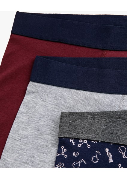 Erkek Pamuklu Basic 3'lü Boxer Seti fiyatları