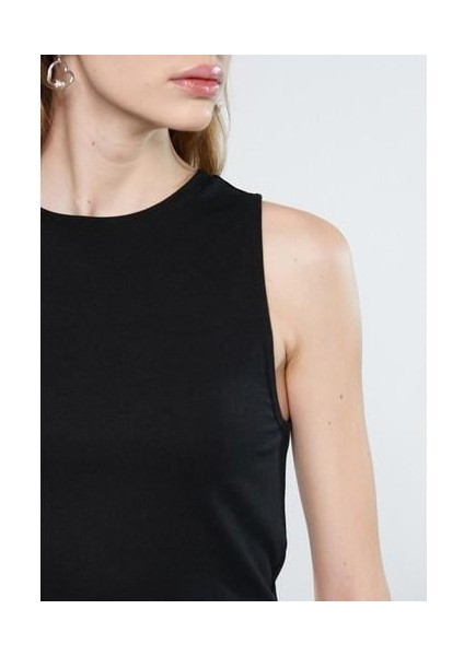 Lux Touch Siyah Basic Modal Atlet 1610786-900