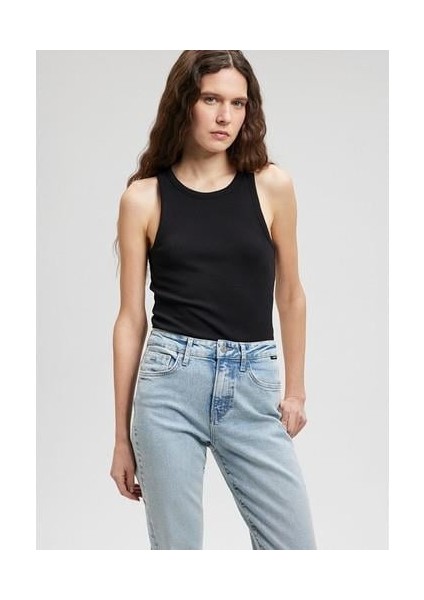 Halter Yaka Siyah Basic Atlet 1612462-900