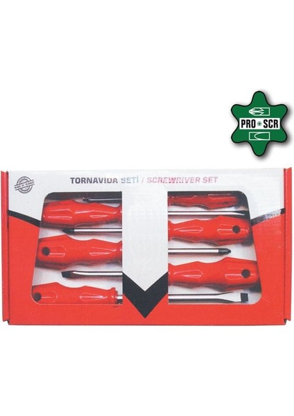 Proscr 02645 Karışık Tornavida Seti 7 Parça fiyatları