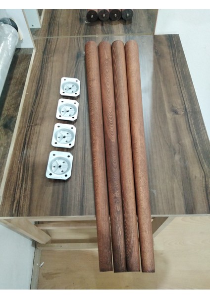 5'lik Meşe Boyalı Masa Sehpa Ayağı 70-65-60-55 cm fiyatları