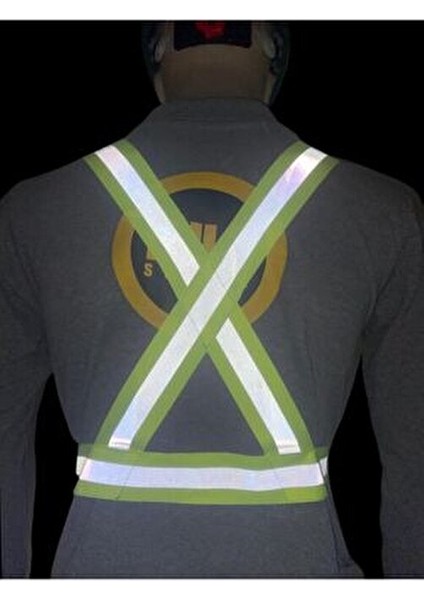 Yüksek Görünürlüklü Reflektörlü Ayarlanabilir İkaz Yeleği Tüm Hava Koşullarında Kullanım İçin