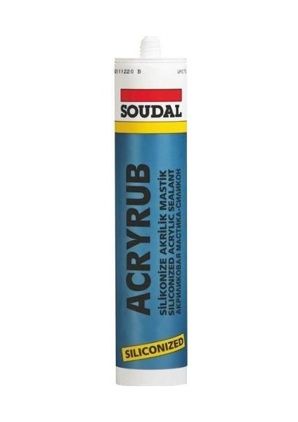 Soudal Acryrub Silikonize Mastik 310 ml Antrasit