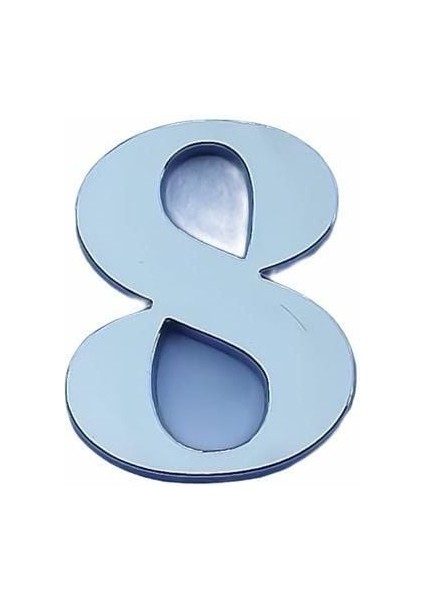 Cemax Villa Boy 8 Rakamı 8,5 cm Yapışkanlı