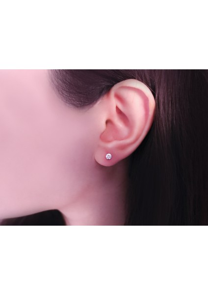 F Renk 0,25 Karat Pırlanta Tektaş Küpe 0404E0121 fiyatları