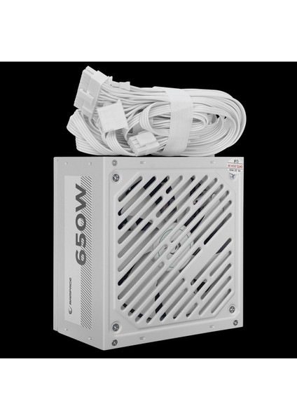 Rampage RMP-650-80PB 650W 80+ 14CM Fan Power Supply (Beyaz)