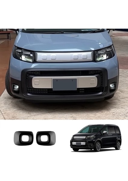 Honda Freed Crosstar 2024 Sis Lamba Kapağı Araç Aksesuarları Parlak Siyah (Yurt Dışından) indirimleri