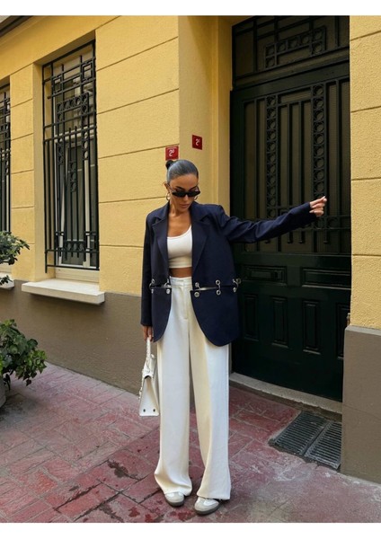 Kadın Çengel Detaylı Blazer Ceket