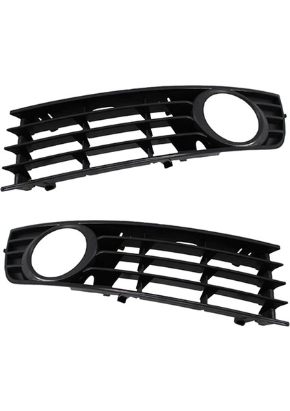 2pcs Ön Sis Lambası Izgara Audi A4 B6 Sedan Avant Quattro 2001 - 2005 Için Sol ve Sağ Araba Işık Izgarası (Yurt Dışından)