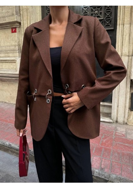 Kadın Çengel Detaylı Blazer Ceket modelleri