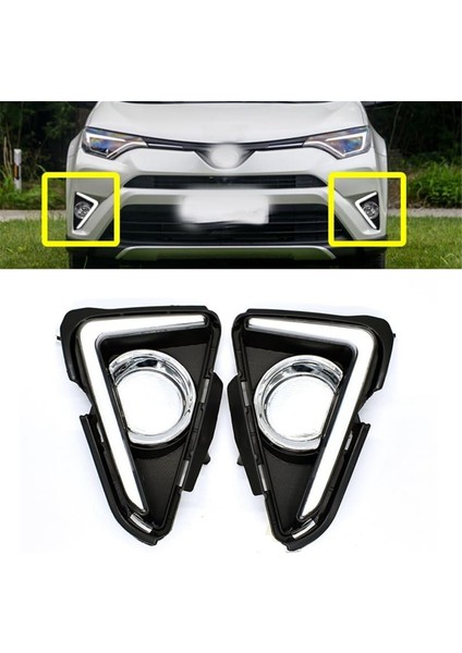 Toyota Rav4 2016-2018 Amber Turn Sinyal Drl Sis Lambası Aksesuarları (Yurt Dışından) fırsatları