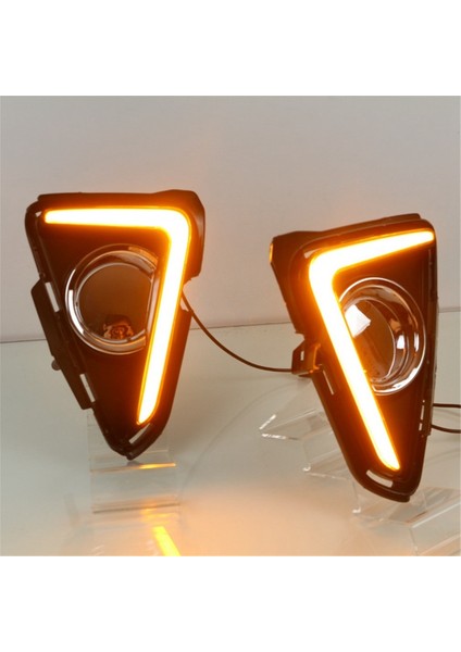 Toyota Rav4 2016-2018 Amber Turn Sinyal Drl Sis Lambası Aksesuarları (Yurt Dışından) indirimleri