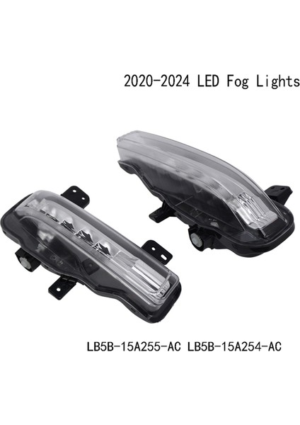 Ford Explorer Için 2020-2024 Sağ LED Sis Farları Ön Tampon Lambaları LED Gündüz Koşu Işıkları LB5B-15A254-AC (Yurt Dışından) modelleri