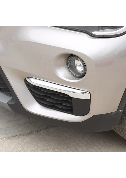 2pcs Krom Araba Ön Sis Lambası Kapağı Trim Kalıplama Aksesuarları Bmw X1 F48 2016 2017 2018 2019 (Yurt Dışından) modelleri