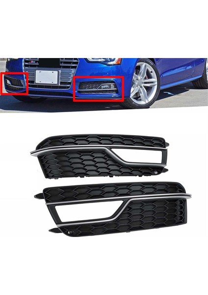 Sol Ön Tampon Sis Izgarası Izgara Kapağı Sis Lambası Audi A5 S-Line S5 2013-2016 8T0807681 8T0807682 Için Alt Izgara (Yurt Dışından) fiyatları