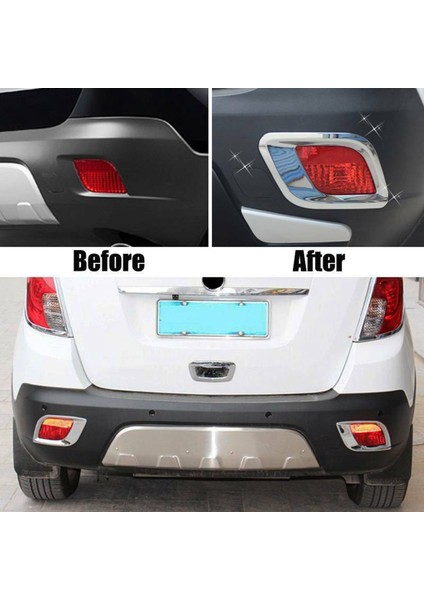 Buick Encore Opel/vauxhall Mokka 2012 2013 2014 2015 2016 2016 Arka Sis Sisli Lamba Kapağı Trim Kalıp Dekorasyonu (Yurt Dışından) fiyatları