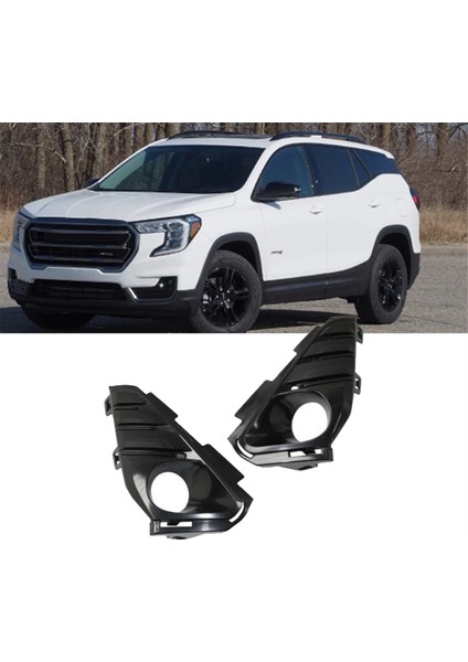 Gmc Terrain Için Delikli Araba Ön Sis Farkı Kapağı 2018-2021 23196307 23196308 Sis Işık Çerçevesi Trim (Yurt Dışından) modelleri
