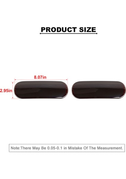 Jeep Commander Için 2006-2010 Arka Sis Kapağı Arka Lamba Lambası Kapağı Dekorasyon Trim Dış Aksesuarlar Füme Siyah (Yurt Dışından) fırsatları