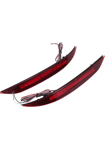 2pcs Araba Kırmızı Len LED Arka Tampon Reflektör LED Fren Işık Kuyruk Sis Lambası Kia K3 Cerato Forte 2012-2016 (Yurt Dışından) fiyatları