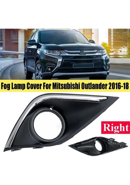 Mitsubishi Outlander Için Sağ Ön Sis Lambası Kapak Çerçeve Çerçevesi 2016-2018 (Yurt Dışından) fırsatları
