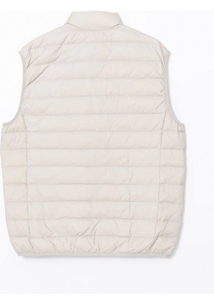 Southblue Bej Standart Kalıp Dik Yaka Erkek Şişme Yelek