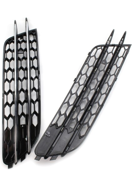 1paır Ön Sis Kapağı Petek Izgara Izgaraları Audi A6 C7 2012-2015 4G0807681 4G0807682 Kaplama ve Siyah (Yurt Dışından) fırsatları