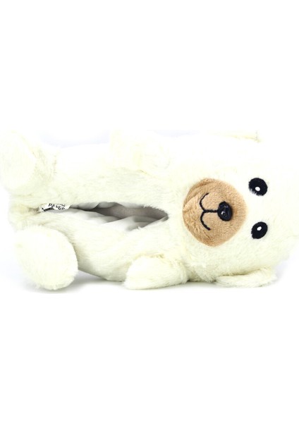 Kadın Peluş Ayıcık Panduf – Kaymaz Taban
