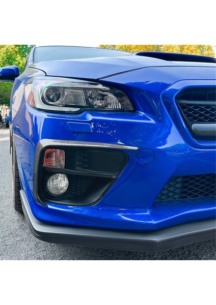 Araba Ön Tampon Sericisi Spoiler Sis Lambası Subaru Wrx Stı Va Için Trım 2014-2016 Karbon Fiber (Yurt Dışından) indirimleri
