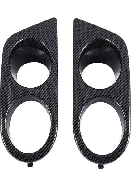 Gerçek Karbon Sis Kapağı Bmw 3 Serisi E46 M3 01-06 Için Hava Kanalını Çevreliyor (Yurt Dışından)