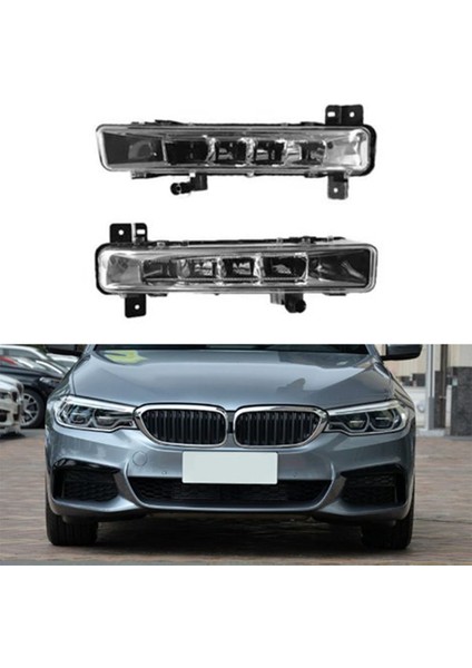 Ön Sis Ön Tampon Işığı LED Gündüz Çalışma Işığı 63177349131 Bmw 5 G30 G31 G38 Sol (Yurt Dışından) fiyatları