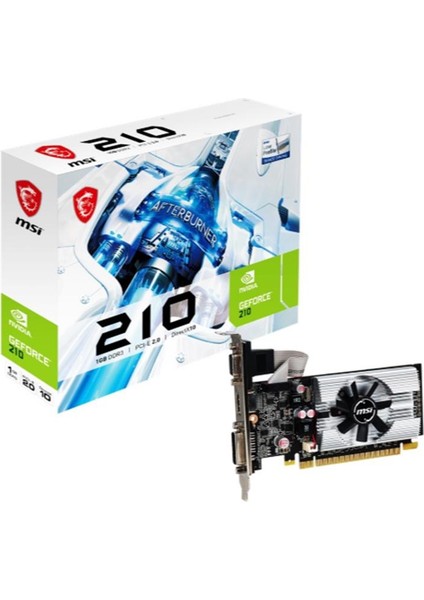 Msı Geforce N210-1GD3/LP 1gb Ddr3 64BIT 1xvga 1xhdmı 1xdvı Ekran Kartı