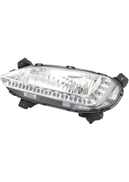 Araba Sol LED Drl Sis Işığı Hyundai Santa Fe IX45 2013-2017 Otomatik Sürüş Lambası Gündüz Çalışan Işık Tampon Lambası (Yurt Dışından) fiyatları