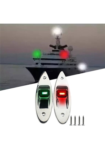 LED Iki Renkli Sinyal Işıkları Deniz Evrensel Navigasyon Işıkları (Yurt Dışından)