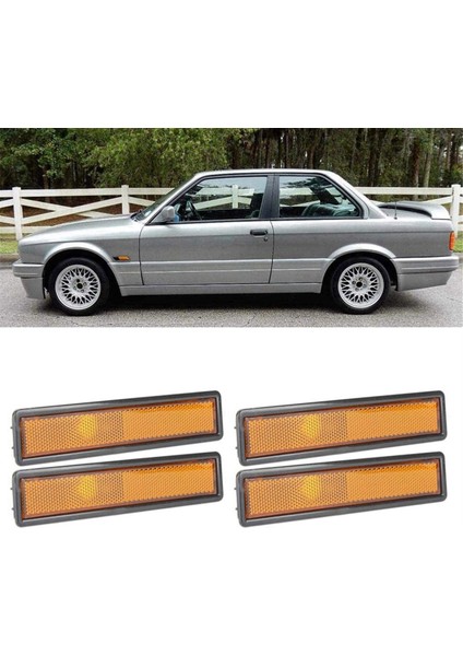 E30 E32 E34 318I 318IS 63141377849 Için 4 Adet Dönüş Sinyal Lambası (Yurt Dışından) modelleri